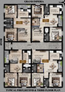 Project Image of 915.0 - 1074.0 Sq.ft 2 BHK Apartment for buy in Grand Imperia