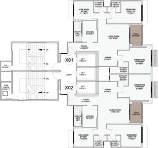 Project Image of 985 Sq.ft 3 BHK Apartment / Flat for sale in Bandra East for Rs. 58100000