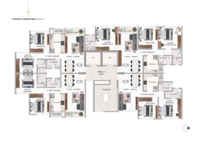 Project Image of 613.76 - 1084.37 Sq.ft 2 BHK Apartment for buy in Sheth Promont