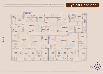 Project Image of 808.91 - 1164.44 Sq.ft 3 BHK Apartment for buy in My Sunrise Heights Chordiya City