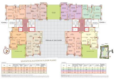 Project Image of 688.0 - 1027.0 Sq.ft 2 BHK Apartment for buy in Eden The Forest