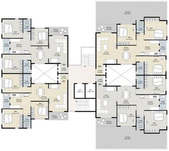 Project Image of 1316.0 - 1553.0 Sq.ft 3 BHK Apartment for buy in Gajra Padmanabh Heights