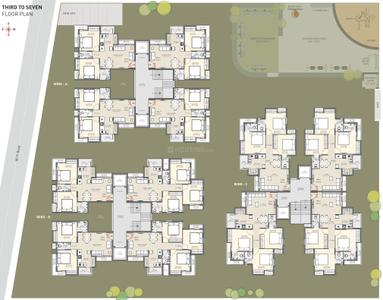 Project Image of 505.8 - 737.44 Sq.ft 2 BHK Apartment for buy in Parshwanath Heights