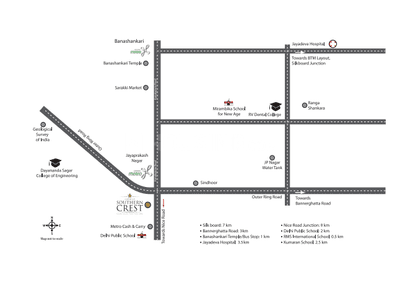 Project Image of 1300 Sq.ft 2.5 BHK Apartment / Flat for sale in Kumaraswamy Layout for Rs. 19300000