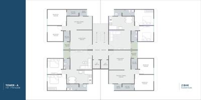 Project Image of 564.14 - 782.21 Sq.ft 2 BHK Apartment for buy in Pushpak Skyline