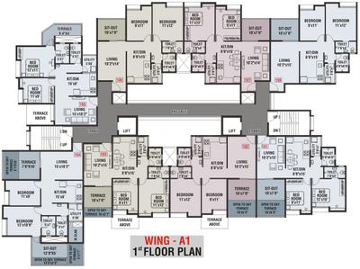 Project Image of 296.0 - 581.0 Sq.ft 1 BHK Apartment for buy in Shree Lake Life Phase 1