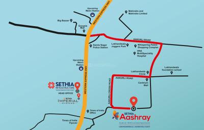 Project Image of 169.96 - 321.0 Sq.ft 1 RK Apartment for buy in Sethia Aashray Phase 1