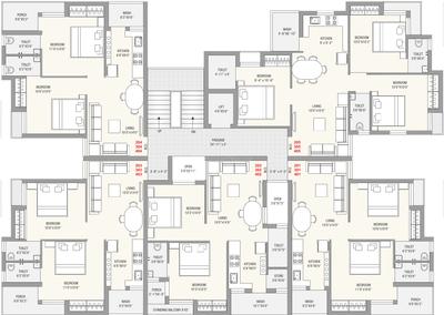Project Image of 552.0 - 823.0 Sq.ft 2 BHK Apartment for buy in Paramount Arcade 1