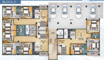 Project Image of 895.0 - 1365.0 Sq.ft 2 BHK Apartment for buy in JM Galaxy Apartments