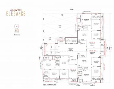 Project Image of 844.11 - 855.84 Sq.ft 3 BHK Apartment for buy in Vision Aarambh Elegance