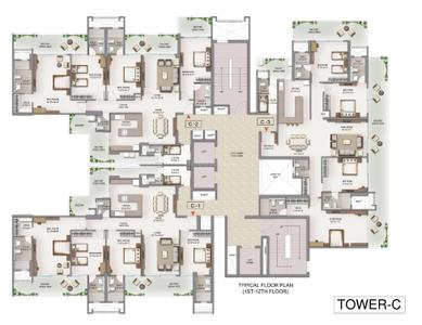 Project Image of 3120.0 - 3310.0 Sq.ft 4 BHK Apartment for buy in Garur Golf Island