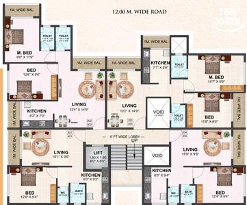 Project Image of 401.17 - 652.0 Sq.ft 1 BHK Apartment for buy in Rachana Lakshmi