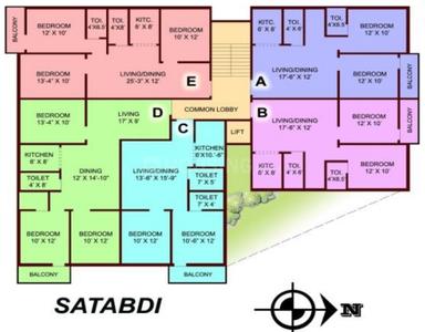 Project Image of 900.0 - 1226.0 Sq.ft 2 BHK Apartment for buy in N B Rail View