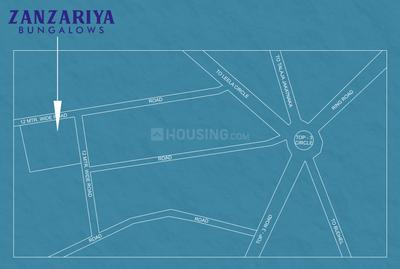 Kishorsinh Zanzariya Bunglows Location Plan 1