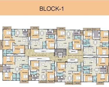 Project Image of 1250.0 - 1650.0 Sq.ft 2 BHK Apartment for buy in Navami Symphony