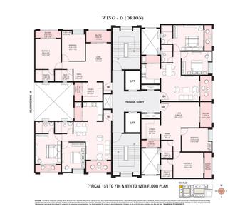 Project Image of 1300 Sq.ft 3 BHK Apartment / Flat for sale in Dhanori for Rs. 14000000
