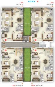 Project Image of 1500.0 - 1925.0 Sq.ft 3 BHK Apartment for buy in Sri Tirumala Saraswati Golden Pride