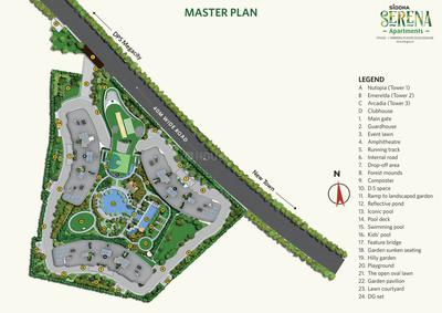 Project Image of 487.0 - 1531.0 Sq.ft 1 BHK Apartment for buy in Siddha Serena Phase III