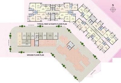 Project Image of 620.0 - 968.0 Sq.ft 1 BHK Apartment for buy in K W Rose Garden
