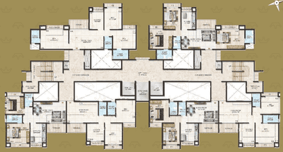 Project Image of 1200 Sq.ft 2 BHK Penthouse for sale in Ghansoli for Rs. 21500000