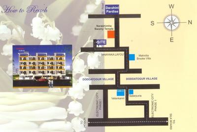 Project Image of 1015.0 - 1045.0 Sq.ft 2 BHK Apartment for buy in Darshini Aniketh Residency 1