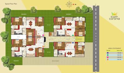 Project Image of 1160.0 - 1559.0 Sq.ft 2 BHK Apartment for buy in Super Corona