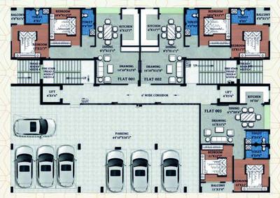 Project Image of 1085.0 - 1584.0 Sq.ft 2 BHK Apartment for buy in Himalaya RPS Gaya Ji City
