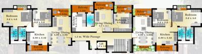 Project Image of 764.24 - 1033.34 Sq.ft 1 BHK Apartment for buy in Kalidas Raikar