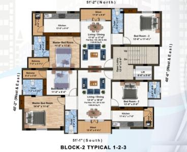 Project Image of 1100.0 - 1385.0 Sq.ft 2 BHK Apartment for buy in Royal Garden