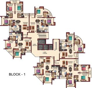 Project Image of 886.0 - 1506.0 Sq.ft 2 BHK Apartment for buy in Coral Utopia