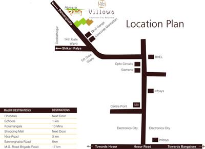Project Image of 2945.0 - 3893.0 Sq.ft 4 BHK Triplex for buy in Ajmera Villows