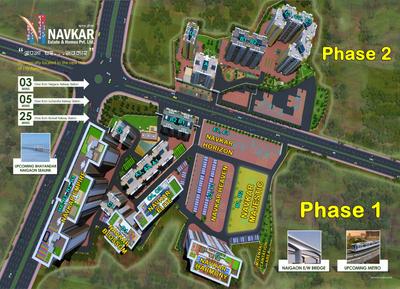 Project Image of 390.0 - 580.0 Sq.ft 1 BHK Apartment for buy in Navkar City Phase I Part 6