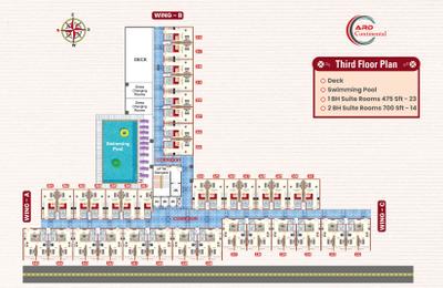 Project Image of 475.0 - 700.0 Sq.ft 1 BHK Apartment for buy in Ard Continental