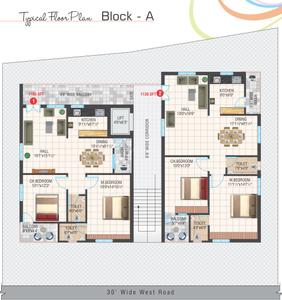 Project Image of 1005.0 - 1500.0 Sq.ft 2 BHK Apartment for buy in Prajwalaa Temple Tree