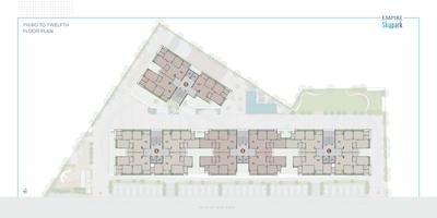 Project Image of 860.57 - 866.0 Sq.ft 3 BHK Apartment for buy in Empire Skypark