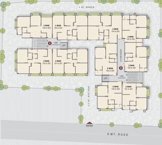 Project Image of 1422 Sq.ft 3 BHK Apartment / Flat for sale in Narolgam for Rs. 4100000