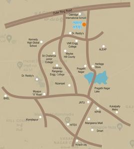 Project Image of 1604 Sq.ft 3 BHK Apartment / Flat for sale in Bowrampet for Rs. 10700000