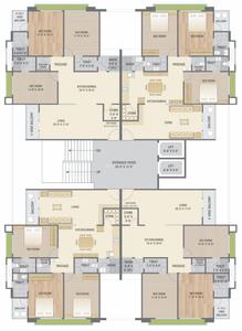 Project Image of 1050.56 - 1189.95 Sq.ft 3 BHK Apartment for buy in VB Sai Aashish Paradise