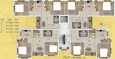 Project Image of 765.0 - 1120.0 Sq.ft 2 BHK Apartment for buy in Rajwada Marvella
