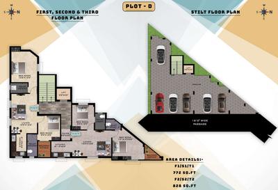 Project Image of 772.0 - 1478.0 Sq.ft 2 BHK Builder Floor for buy in Mithun Springdale