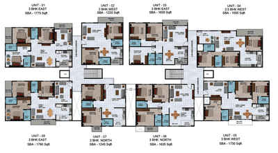 Project Image of 1220.0 - 1790.0 Sq.ft 2 BHK Apartment for buy in Varshith Vistas