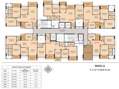 Project Image of 1600 Sq.ft 3 BHK Apartment / Flat for sale in Hingne Khurd for Rs. 26500000