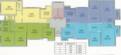 Project Image of 395.47 - 528.62 Sq.ft 1 BHK Apartment for buy in Emmanuel Carnival Residency 1
