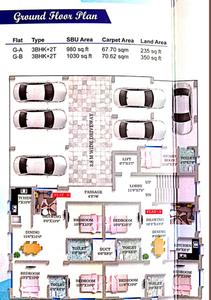 Project Image of 980.0 - 1370.0 Sq.ft 2 BHK Apartment for buy in Hritam Shri Krishna Vatika