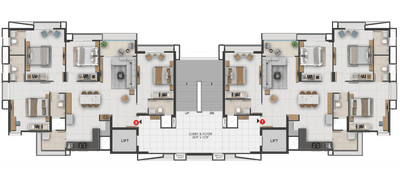 Project Image of 1063.0 - 1382.41 Sq.ft 3 BHK Apartment for buy in Adani Archway