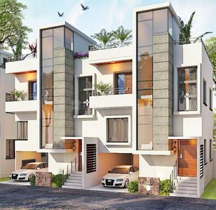 Project Image of 1196.0 - 1377.0 Sq.ft 3 BHK Villa for buy in Handsel Mir Raya