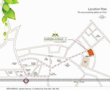 Project Image of 413.66 - 590.62 Sq.ft 1 BHK Apartment for buy in Sri Garden Avenue K K4