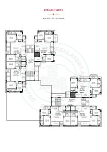 Project Image of 0.0 - 1225.26 Sq.ft 3 BHK Apartment for buy in Aakash Lotus Glorious