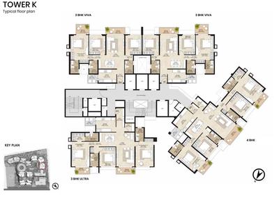 Project Image of 479.0 - 1665.0 Sq.ft 1 BHK Apartment for buy in Mahindra Citadel Bastion J K