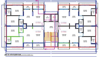Project Image of 666.72 - 730.76 Sq.ft 2 BHK Apartment for buy in Eden Evoq And Empire